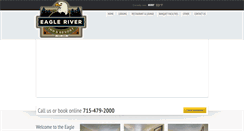 Desktop Screenshot of eagleriver-inn.com